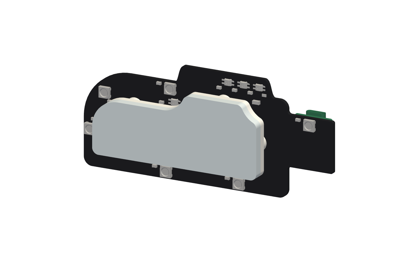 Wall mount behind the board